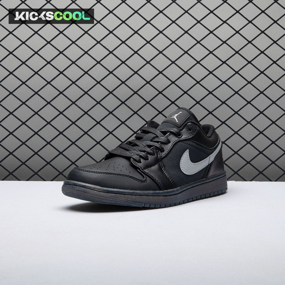 Jordan 1 Low Black White Dark Smoke Grey Unisex