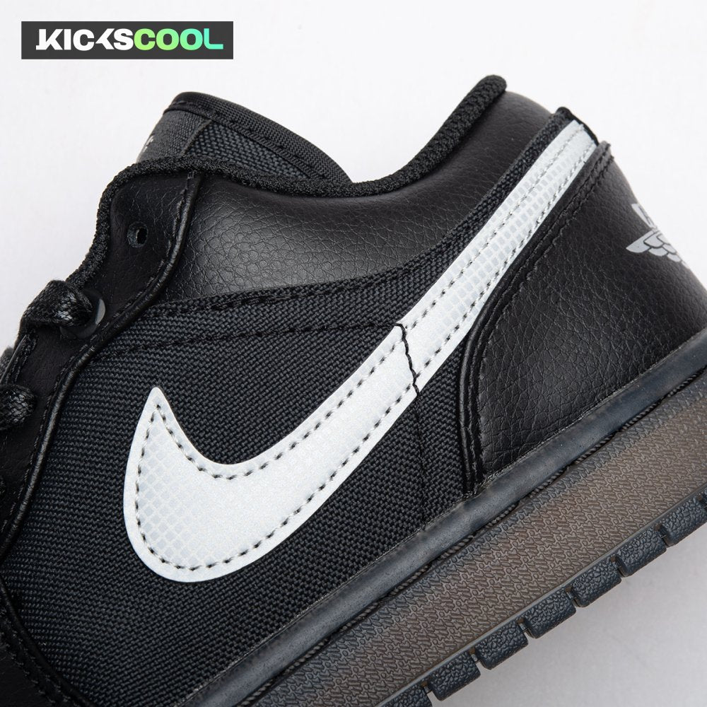 Jordan 1 Low Black White Dark Smoke Grey Unisex