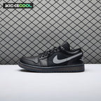Jordan 1 Low Black White Dark Smoke Grey Unisex