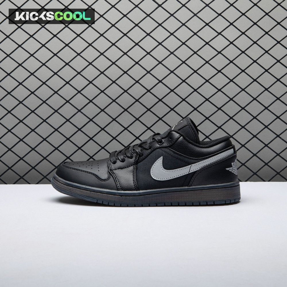 Jordan 1 Low Black White Dark Smoke Grey Unisex