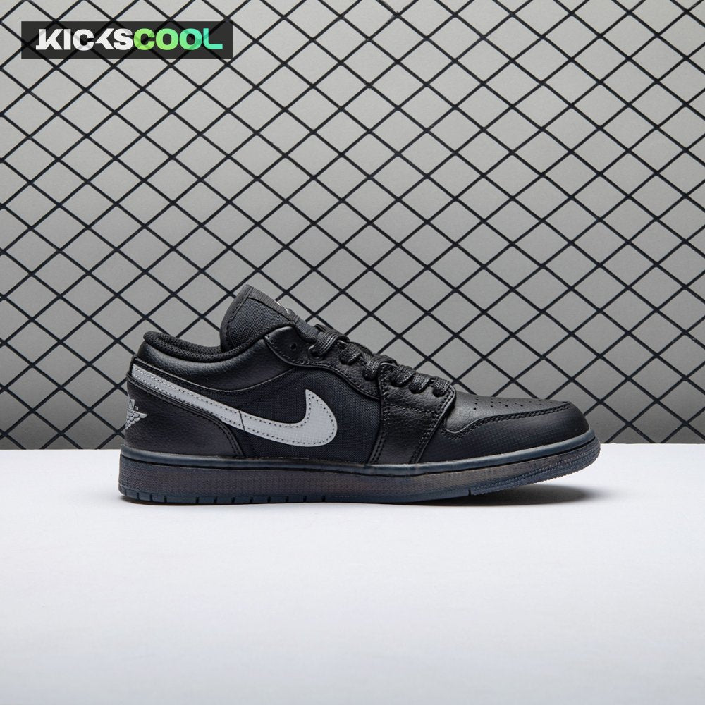Jordan 1 Low Black White Dark Smoke Grey Unisex