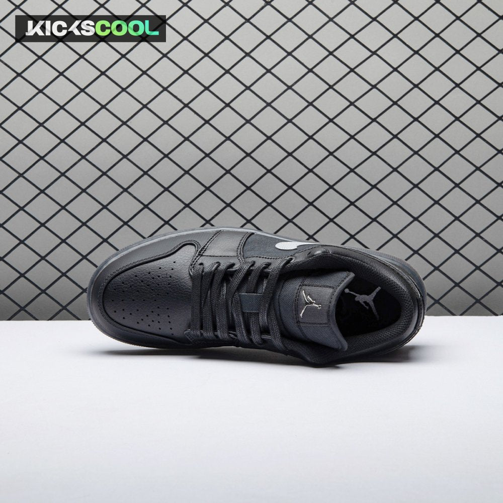 Jordan 1 Low Black White Dark Smoke Grey Unisex