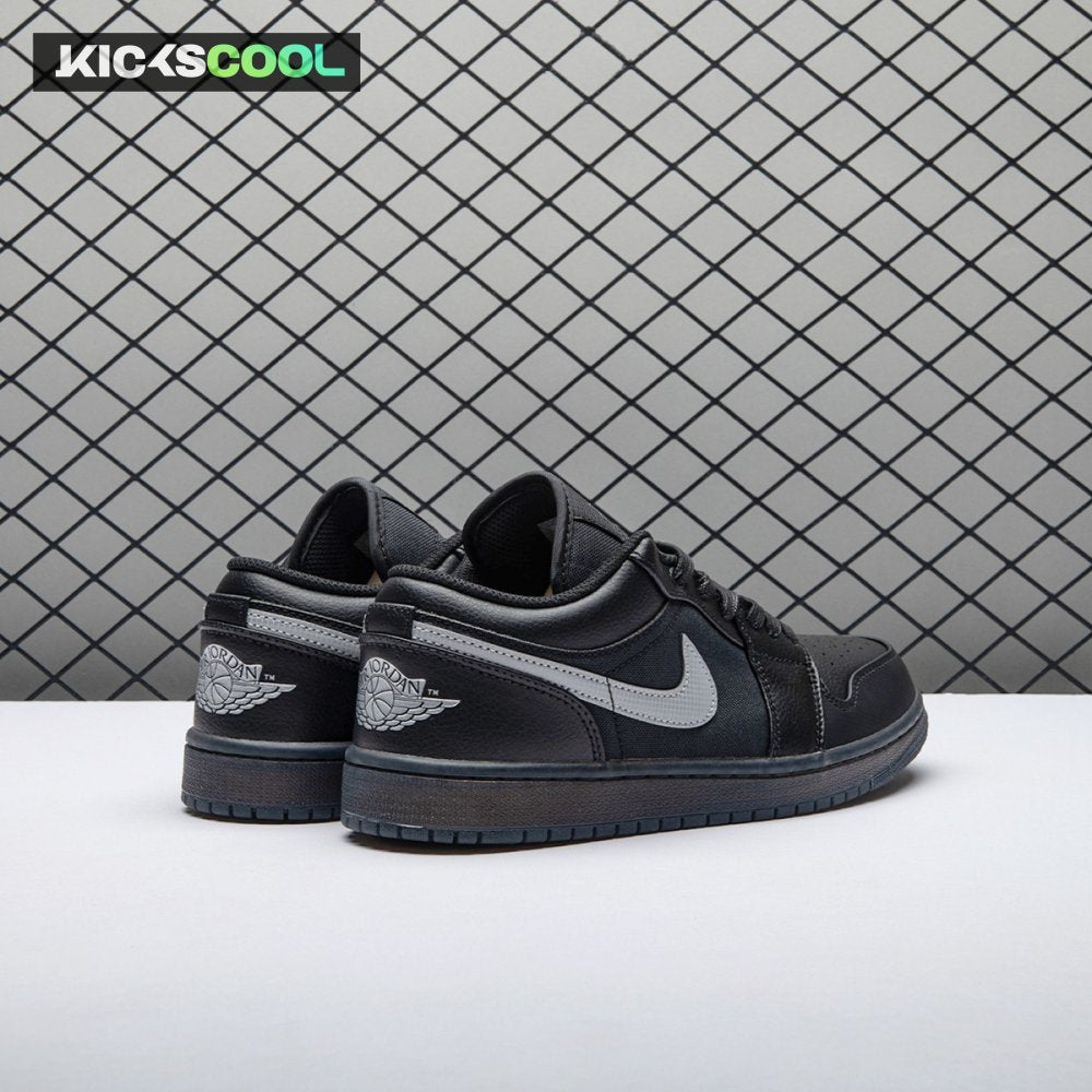 Jordan 1 Low Black White Dark Smoke Grey Unisex