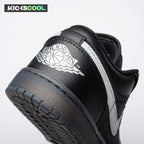 Jordan 1 Low Black White Dark Smoke Grey Unisex