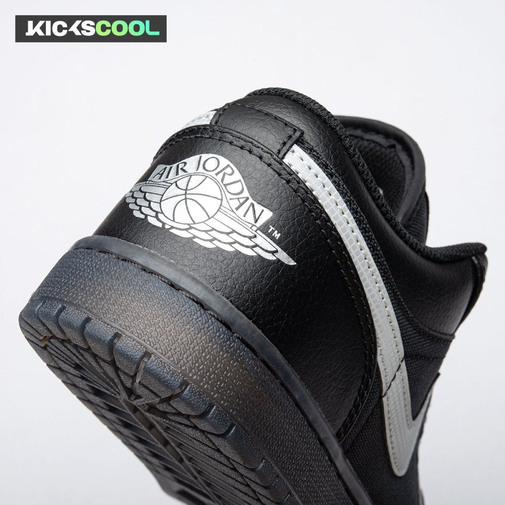 Jordan 1 Low Black White Dark Smoke Grey Unisex