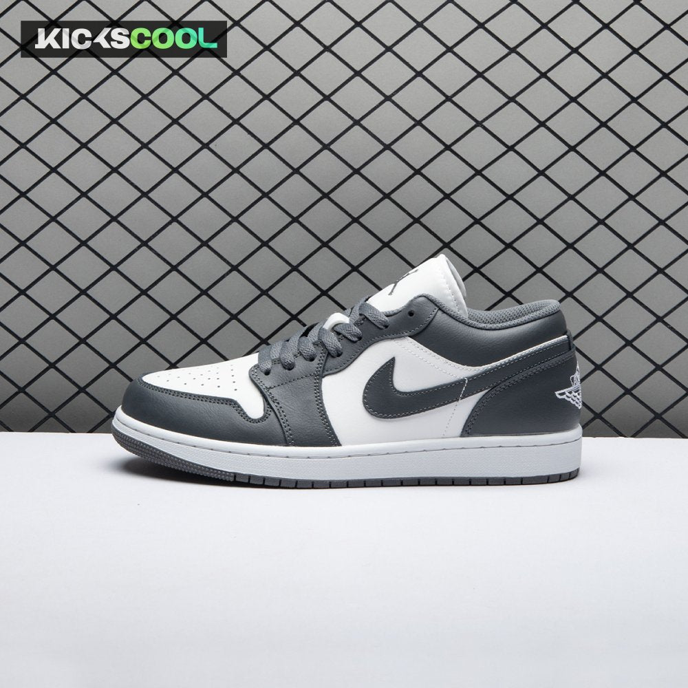 Jordan 1 Low Grey White 553558-044 Unisex