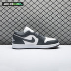 Jordan 1 Low Grey White 553558-044 Unisex