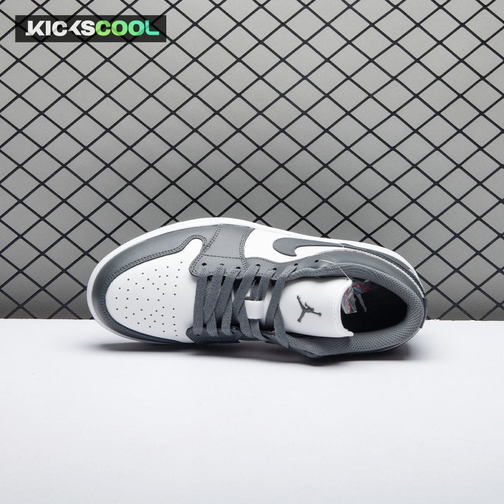 Jordan 1 Low Grey White 553558-044 Unisex