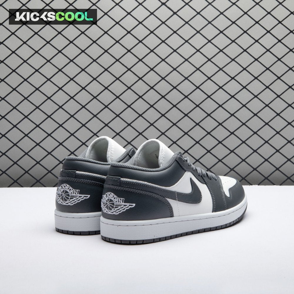 Jordan 1 Low Grey White 553558-044 Unisex