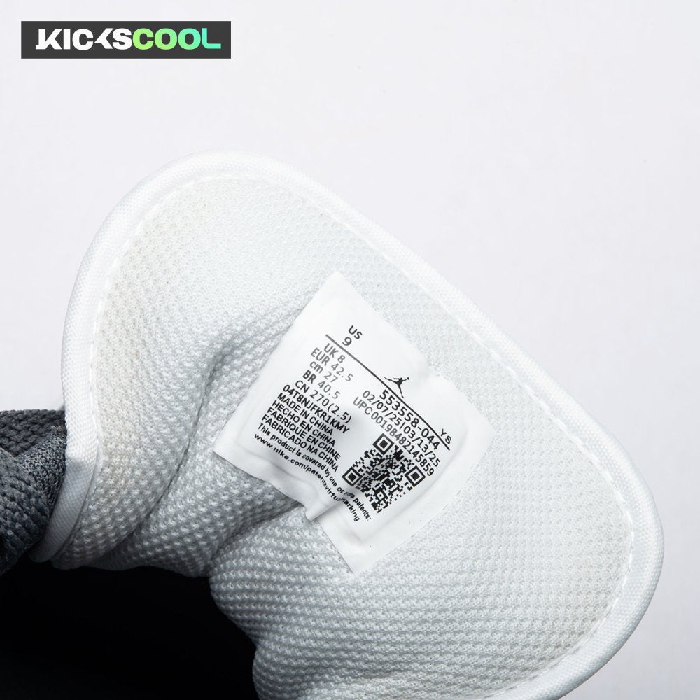 Jordan 1 Low Grey White 553558-044 Unisex