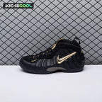 Nike Air Foamposite Pro Black Metallic Gold 624041-009 Unisex