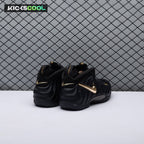 Nike Air Foamposite Pro Black Metallic Gold 624041-009 Unisex