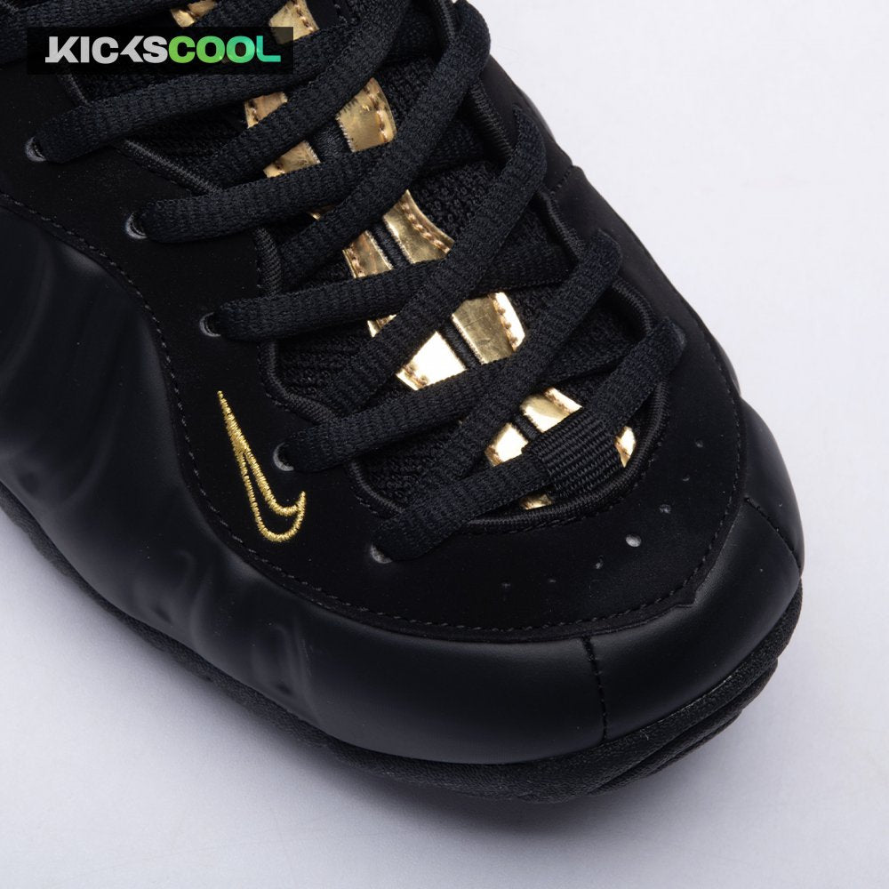 Nike Air Foamposite Pro Black Metallic Gold 624041-009 Unisex