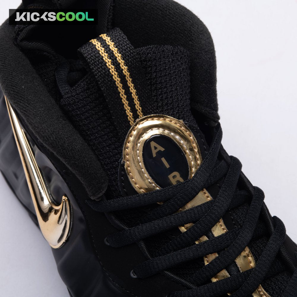 Nike Air Foamposite Pro Black Metallic Gold 624041-009 Unisex