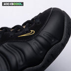 Nike Air Foamposite Pro Black Metallic Gold 624041-009 Unisex