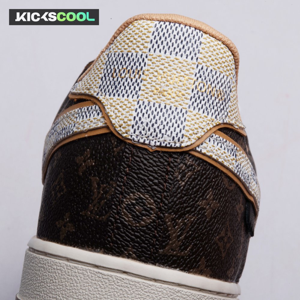 Nike Air Force 1 Low Monogram Brown Damier Azur Unisex (Special Box)
