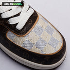 Nike Air Force 1 Low Monogram Brown Damier Azur Unisex (Special Box)