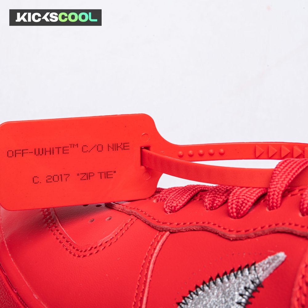 Nike Air Force 1 Low Off-White Red Unisex