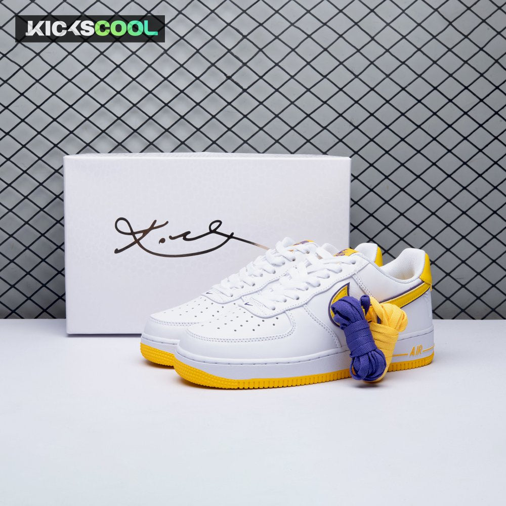 Nike Air Force 1 Low Retro QS Kobe Bryant Lakers Home FZ1151-100 Unisex