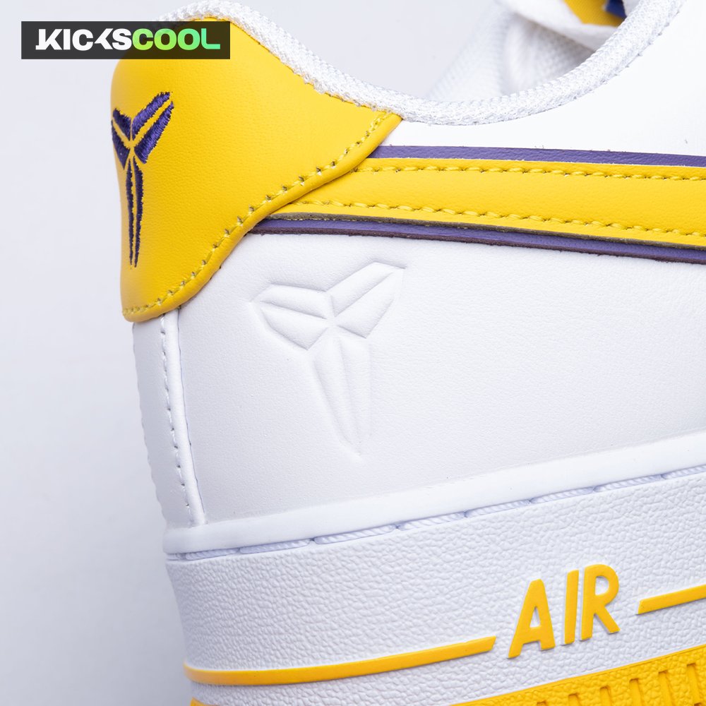 Nike Air Force 1 Low Retro QS Kobe Bryant Lakers Home FZ1151-100 Unisex