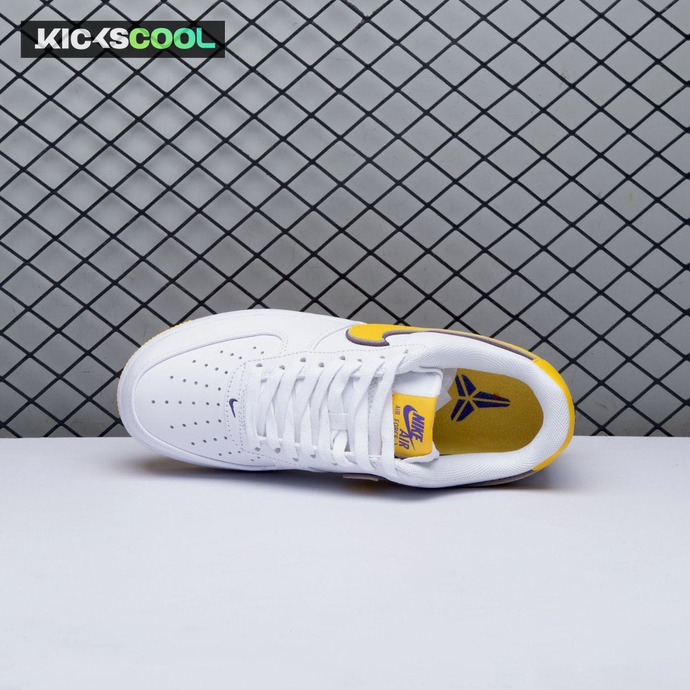 Nike Air Force 1 Low Retro QS Kobe Bryant Lakers Home FZ1151-100 Unisex