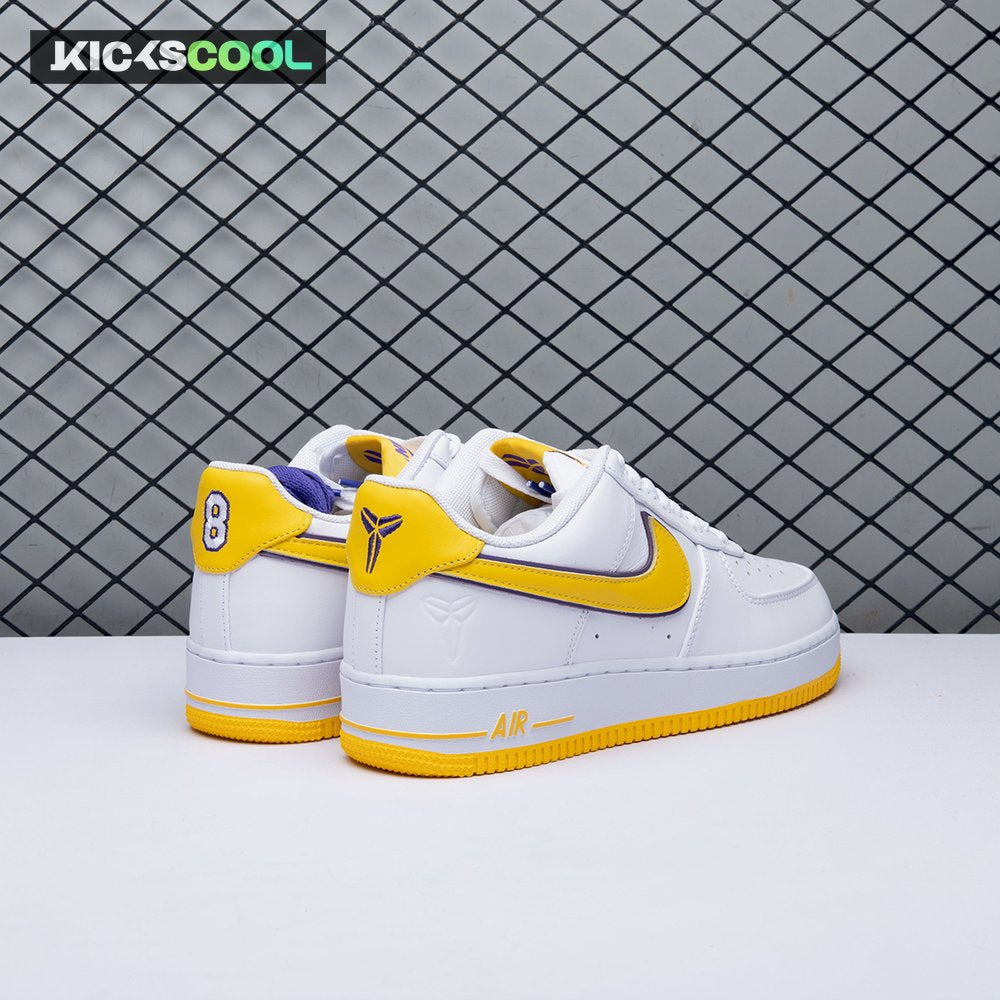 Nike Air Force 1 Low Retro QS Kobe Bryant Lakers Home FZ1151-100 Unisex