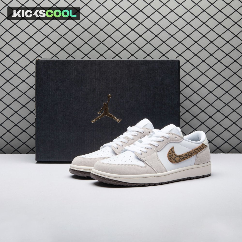 Jordan 1 Retro Low Golf Light Orewood Elephant DD9315-116 Unisex