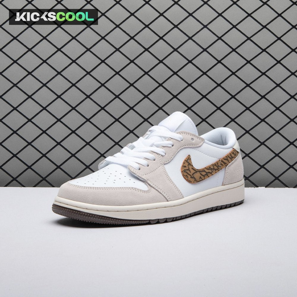 Jordan 1 Retro Low Golf Light Orewood Elephant DD9315-116 Unisex