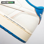 Jordan 1 Retro Low OG SP Fragment x Travis Scott Sail Military Blue DM7866-104 Unisex