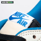 Jordan 1 Retro Low OG SP Fragment x Travis Scott Sail Military Blue DM7866-104 Unisex