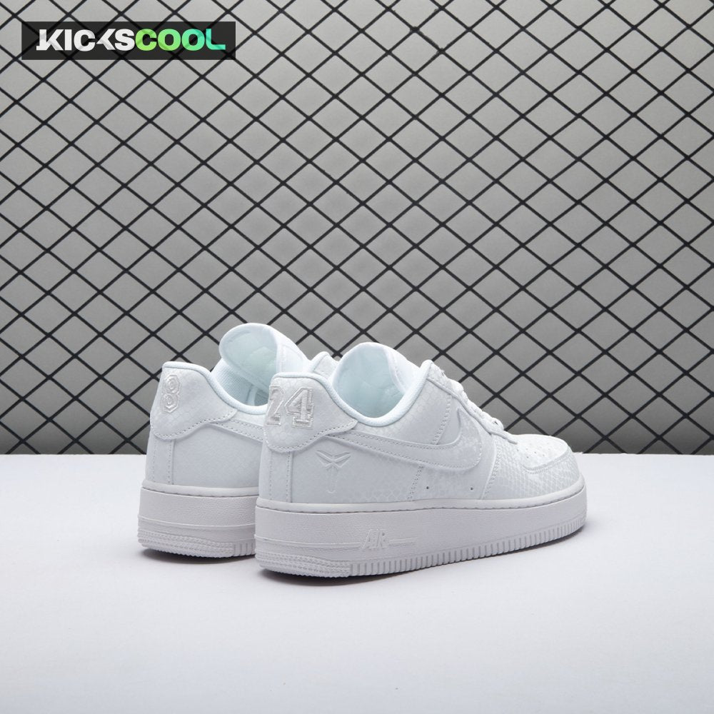 Nike Air Force 1 LowKobe Bryant Forever White IB0018-100Unisex